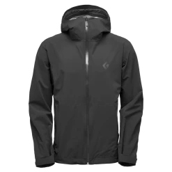 Mens Tops Black Diamond M Stormline Stretch Rain Jacket