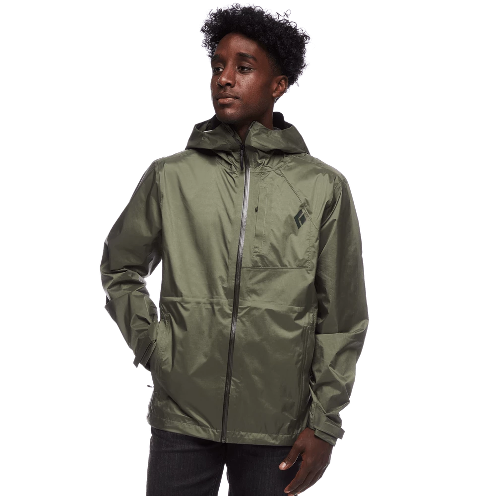Black Diamond M Treeline Rain Shell (2021) Mens Tops Black Diamond M Treeline Rain Shell (2021) Mens Tops