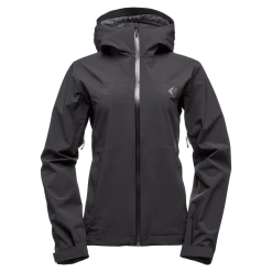Black Diamond W Stormline Stretch Rain Jacket Womens Tops