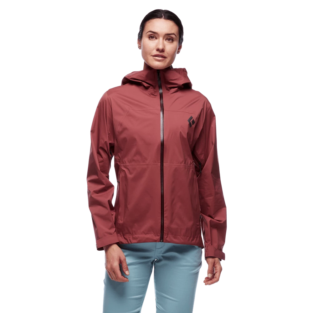 Black Diamond W Stormline Stretch Rain Jacket Womens Tops Black Diamond W Stormline Stretch Rain Jacket Womens Tops