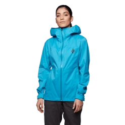 Black Diamond W Stormline Stretch Rain Jacket Womens Tops 2 Black Diamond W Stormline Stretch Rain Jacket Womens Tops