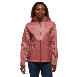 Black Diamond W Treeline Rain Shell (2021) Womens Tops