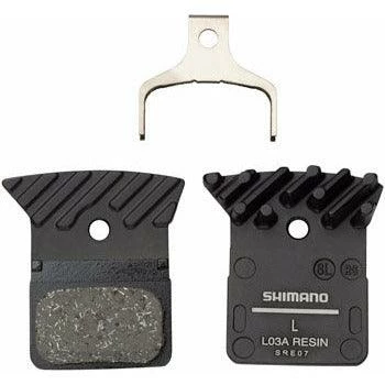 Bike Components Shimano L03A Resin Disc Brake Pads - Resin, Aluminum Backed, Finned, Fits 105 BR-R7070, BR-RS405, BR-R9170, And BR-R8070 Bike Components Shimano L03A Resin Disc Brake Pads - Resin, Aluminum Backed, Finned, Fits 105 BR-R7070, BR-RS405, BR-R9170, And BR-R8070